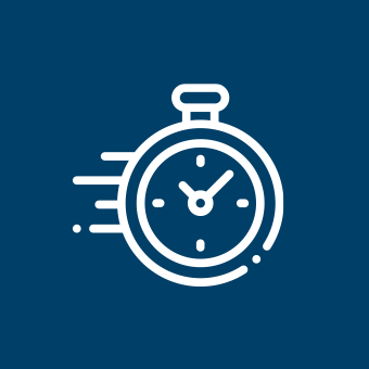 stopwatch indicating you need wire quickly from a wire company